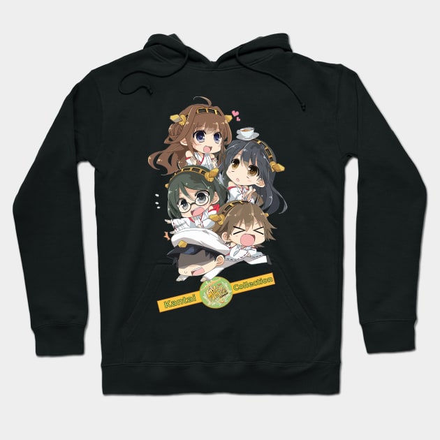 Chibi Girls Kancolle Hoodie by ShariLambert